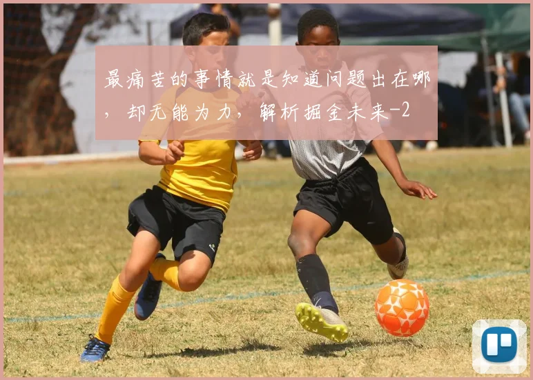 最痛苦的事情就是知道问题出在哪，却无能为力，解析掘金未来